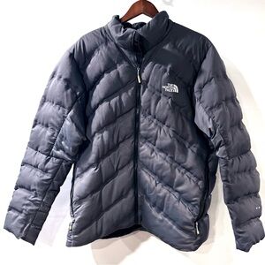 The North Face Charcoal Quilted Jacket